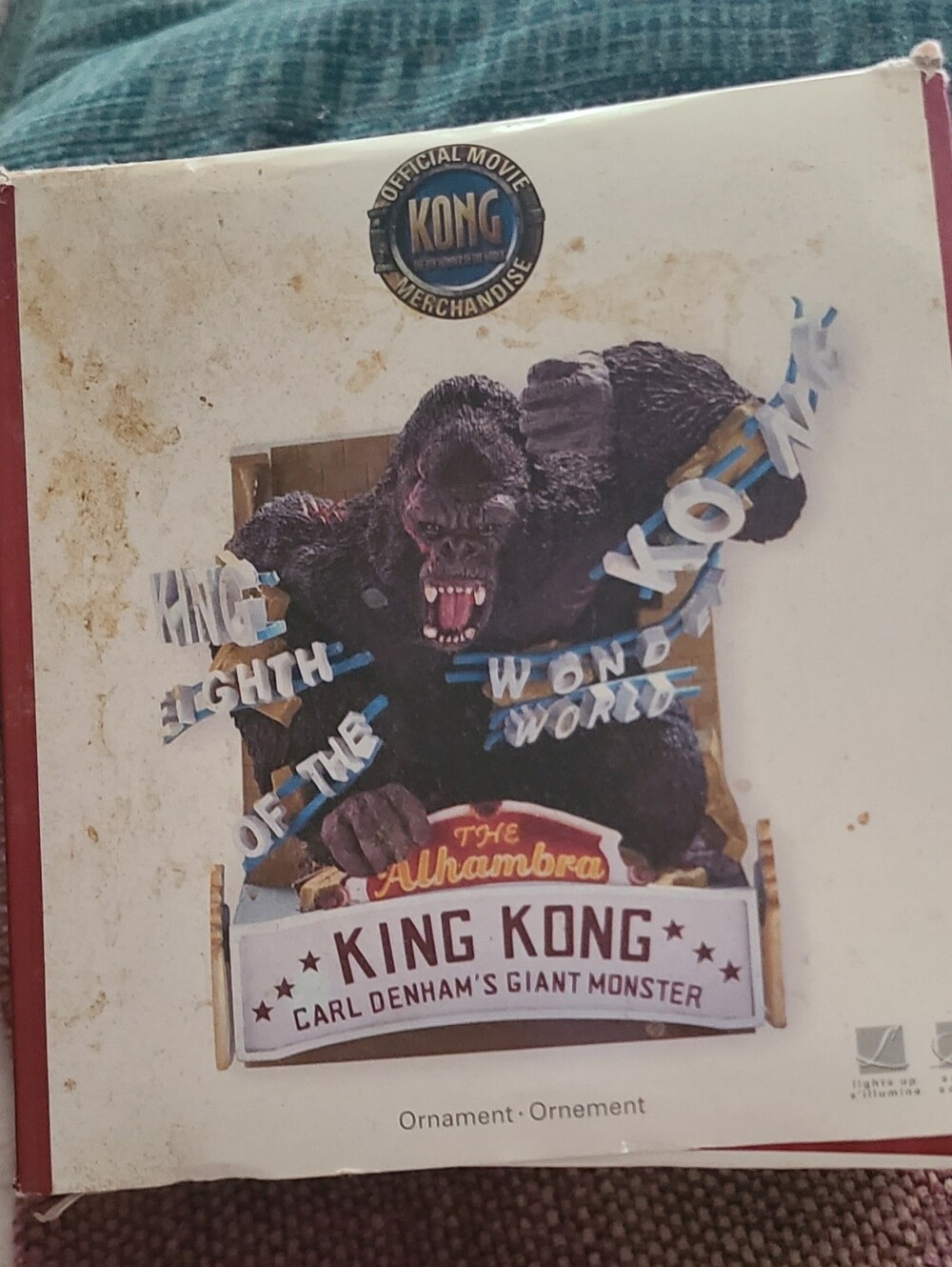 NIB VINTAGE King Kong Light Up/Sound Effects Collectible Ornament